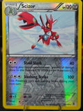 Scizor 94/149 Pokemon Card Reverse Holo BW Boundaries Crossed