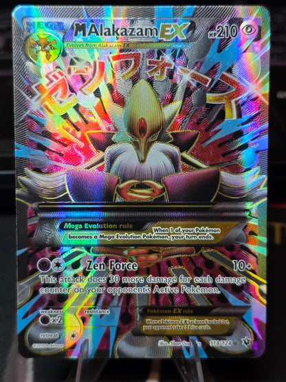 M Alakazam EX (Full Art) 118/124 XY - Fates Collide Ultra Rare Pokemon Card