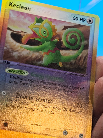 Kecleon 18/100 Reverse Holo Rare Pokemon EX Sandstorm 2003 Vintage E-Reader 18/100