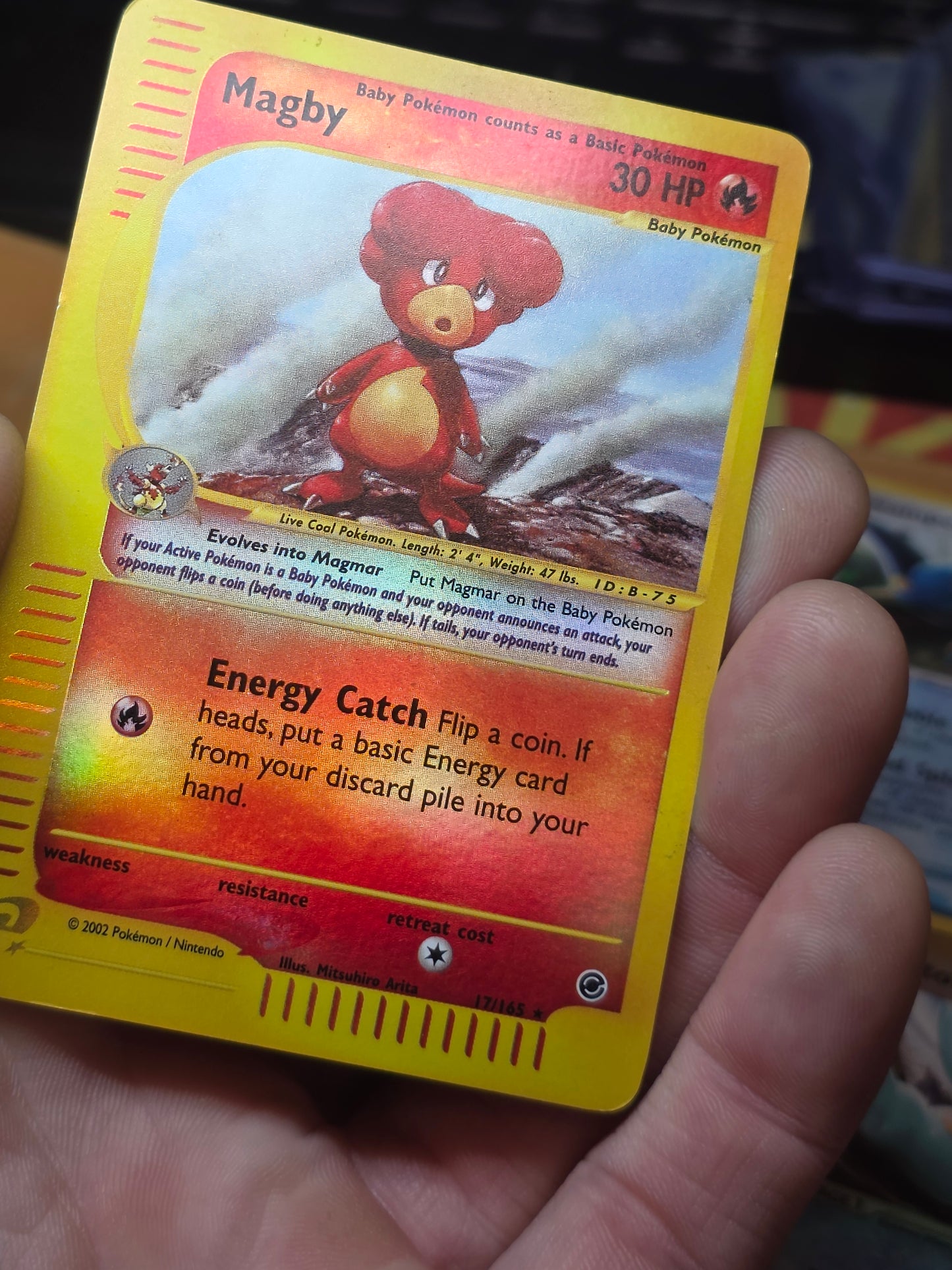 Magby 052/165 Expedition Base Set Reverse Holo
