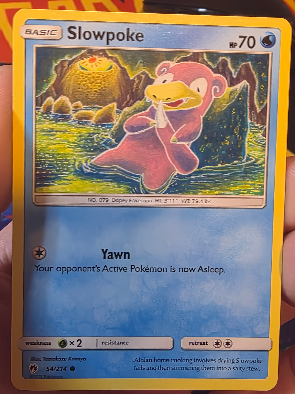 Slowpoke 54/214 Sm-Lost Thunder Regular Tomokazu kamiya