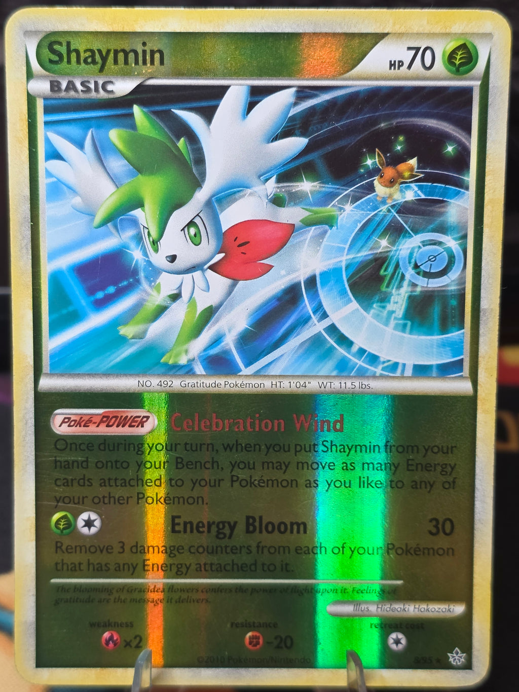 Shaymin Unleashed Reverse Holo Rare 8