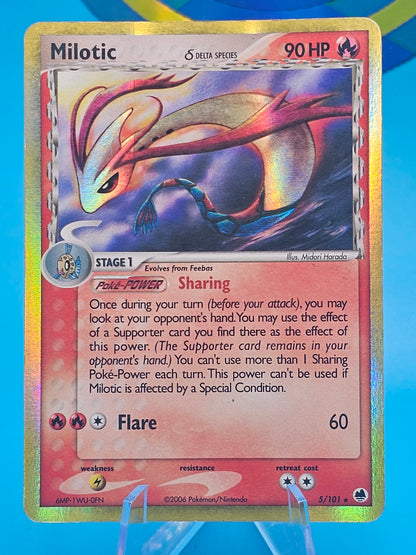 MILOTIC 2006 POKEMON EX DRAGON FRONTIERS HOLO NM 5/101