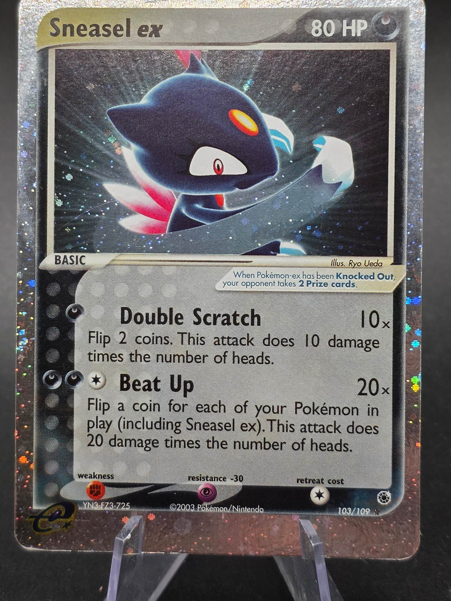 Sneasel ex 103/109 Ruby and Sapphire Holo LP