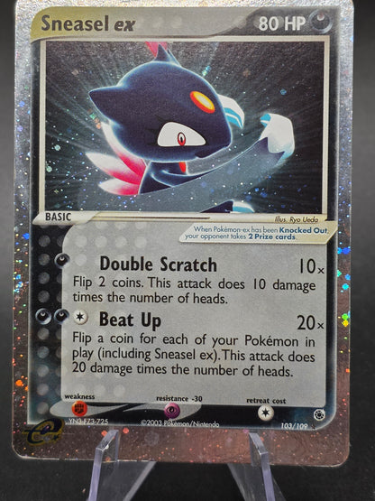 Sneasel ex 103/109 Ruby and Sapphire Holo LP