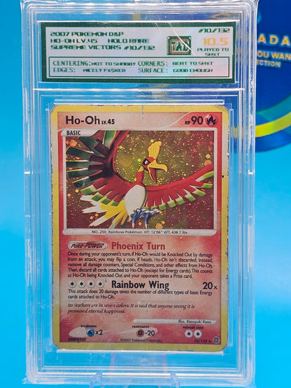HO-OH HOLO RARE SUPREME VICTORS #10/132 TAD 10.5