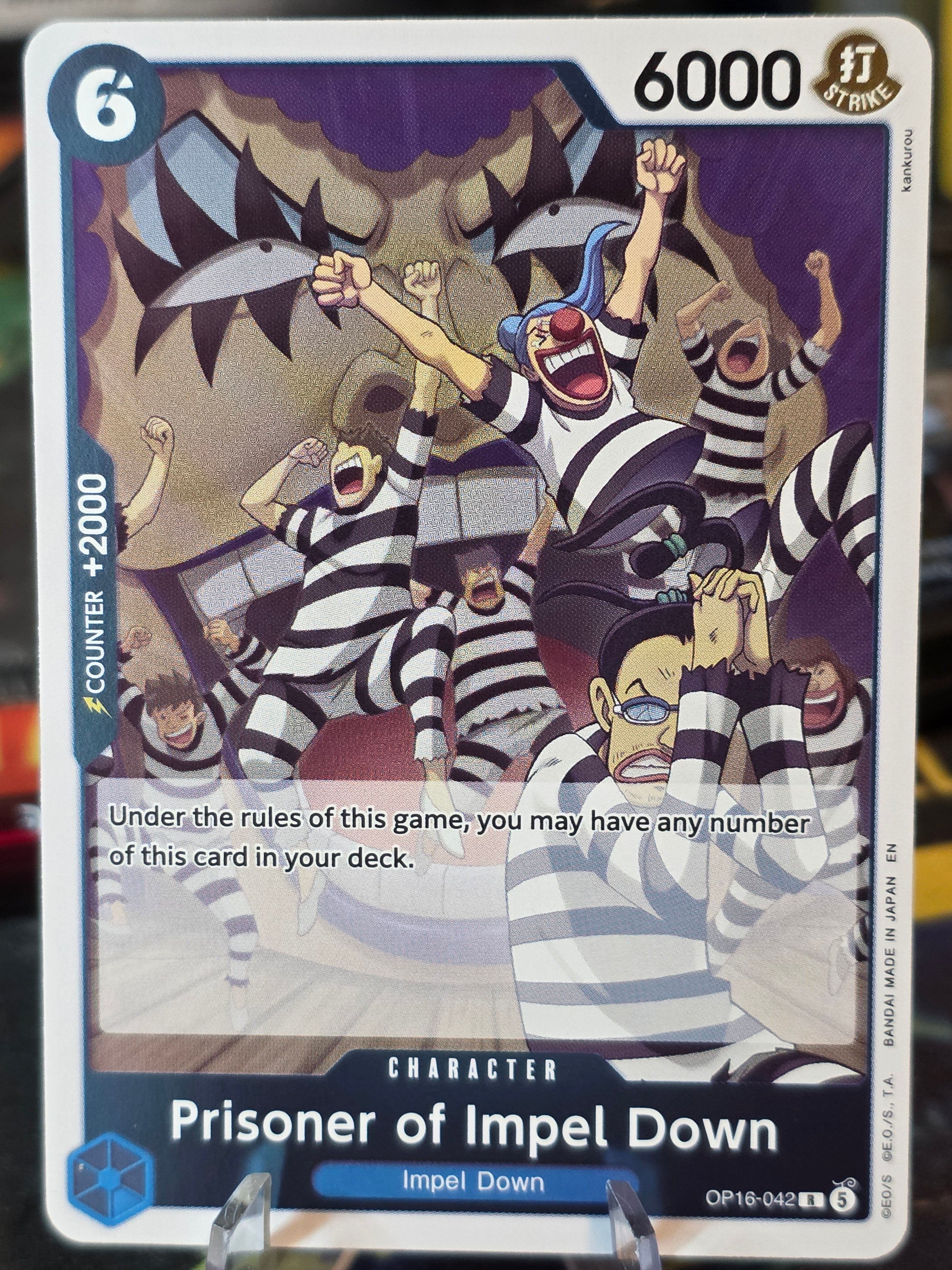Prisoner of Impel Down OP16-042 The Time of Battle Foil