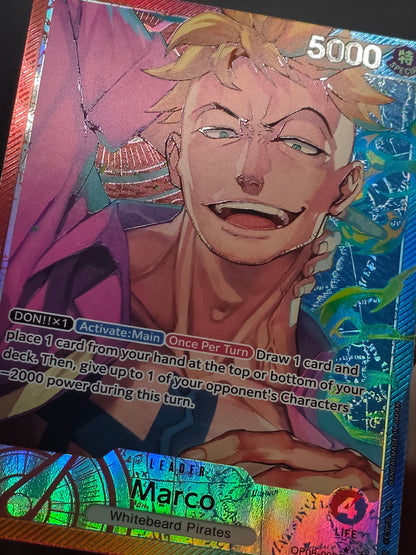Marco (Alt Art) OP08-002 English Two Legends - One Piece Card - NM