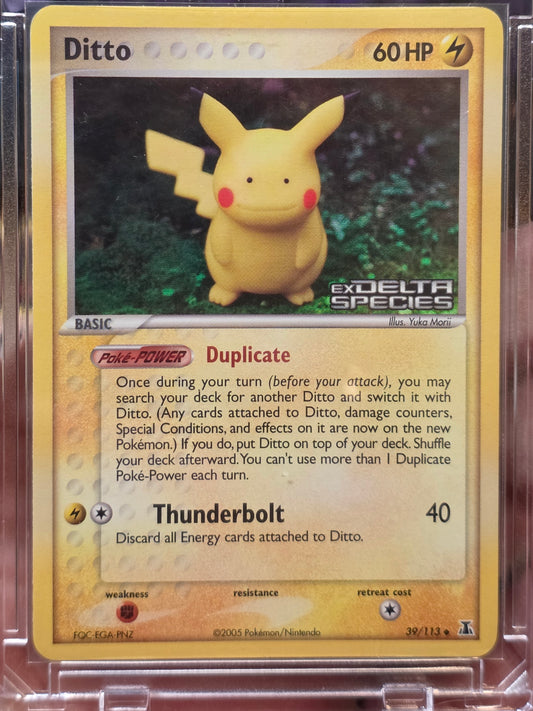Pikachu Ditto Delta Species Stamped Reverse Holo NM/LP