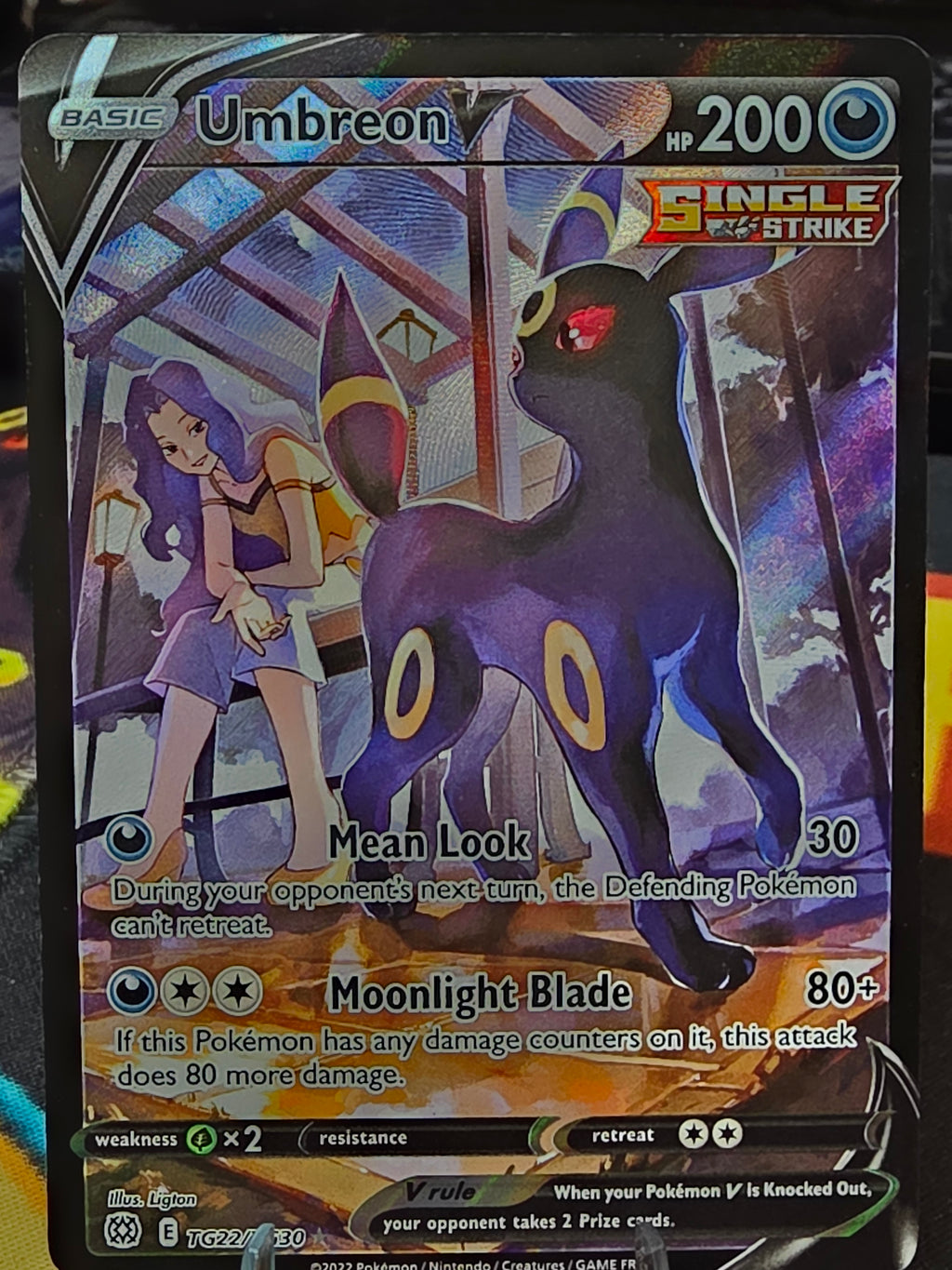 Umbreon V Brilliant Stars Trainer Gallery Ultra Rare TG22/TG30