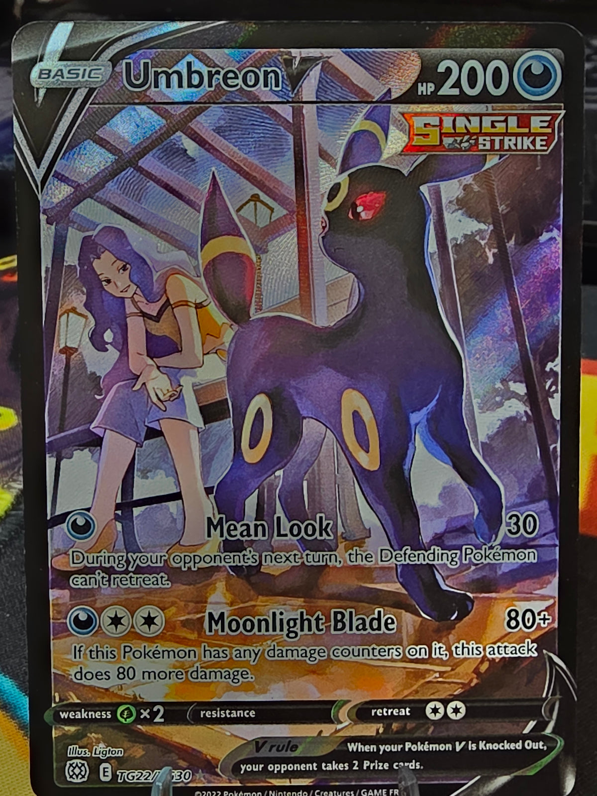 Umbreon V Brilliant Stars Trainer Gallery Ultra Rare TG22/TG30