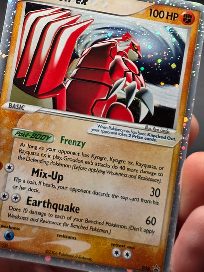 Groudon EX 038 — Excellent Condition — Black Star Promo
