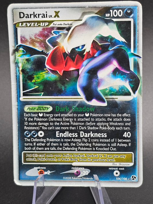 Darkrai Lv. X Holo 104/106 Pokemon Great Encounters (2008) MP/HP