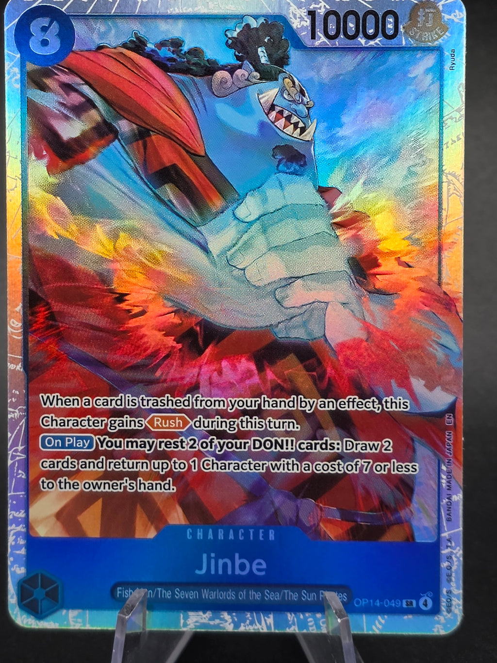 Jinbe (SR) OP14-049 One Piece TCG The Azure Sea's Seven- NM