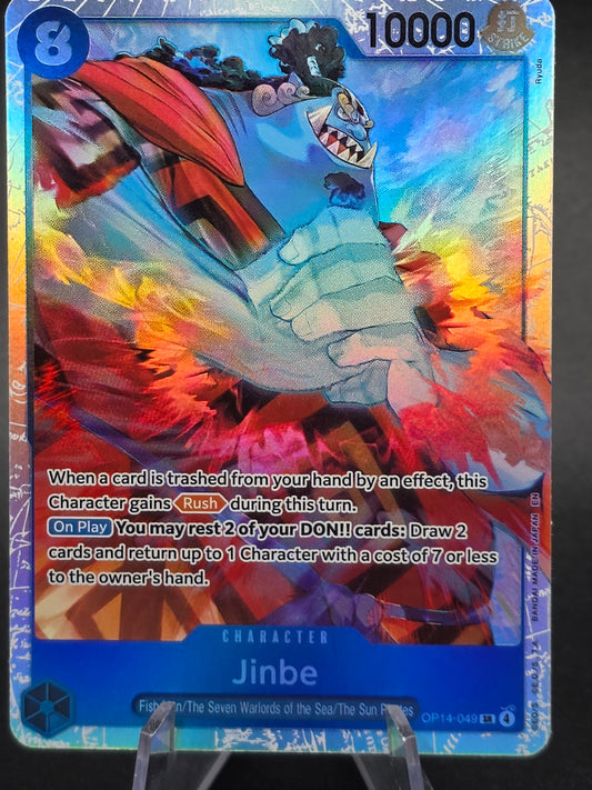 Jinbe (SR) OP14-049 One Piece TCG The Azure Sea's Seven- NM