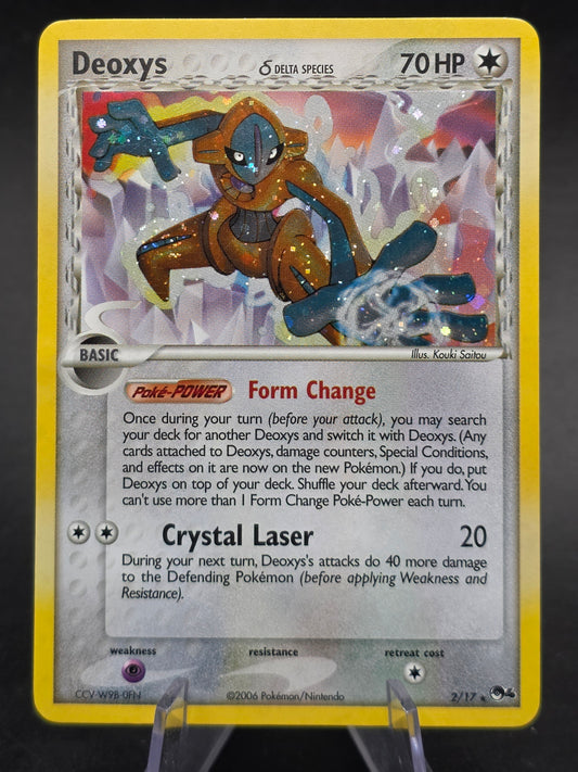 Deoxys Delta Species 2/17 Pop Series 4 Holo Rare LP