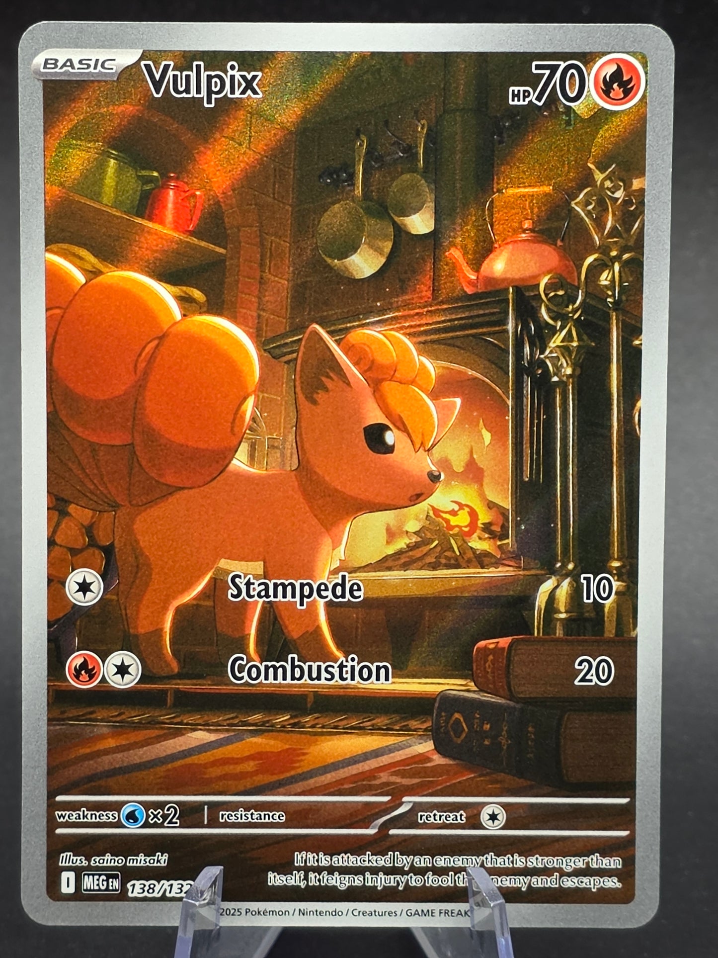 Vulpix 138/132 IR Mega Evolutions 2025 Pokemon
