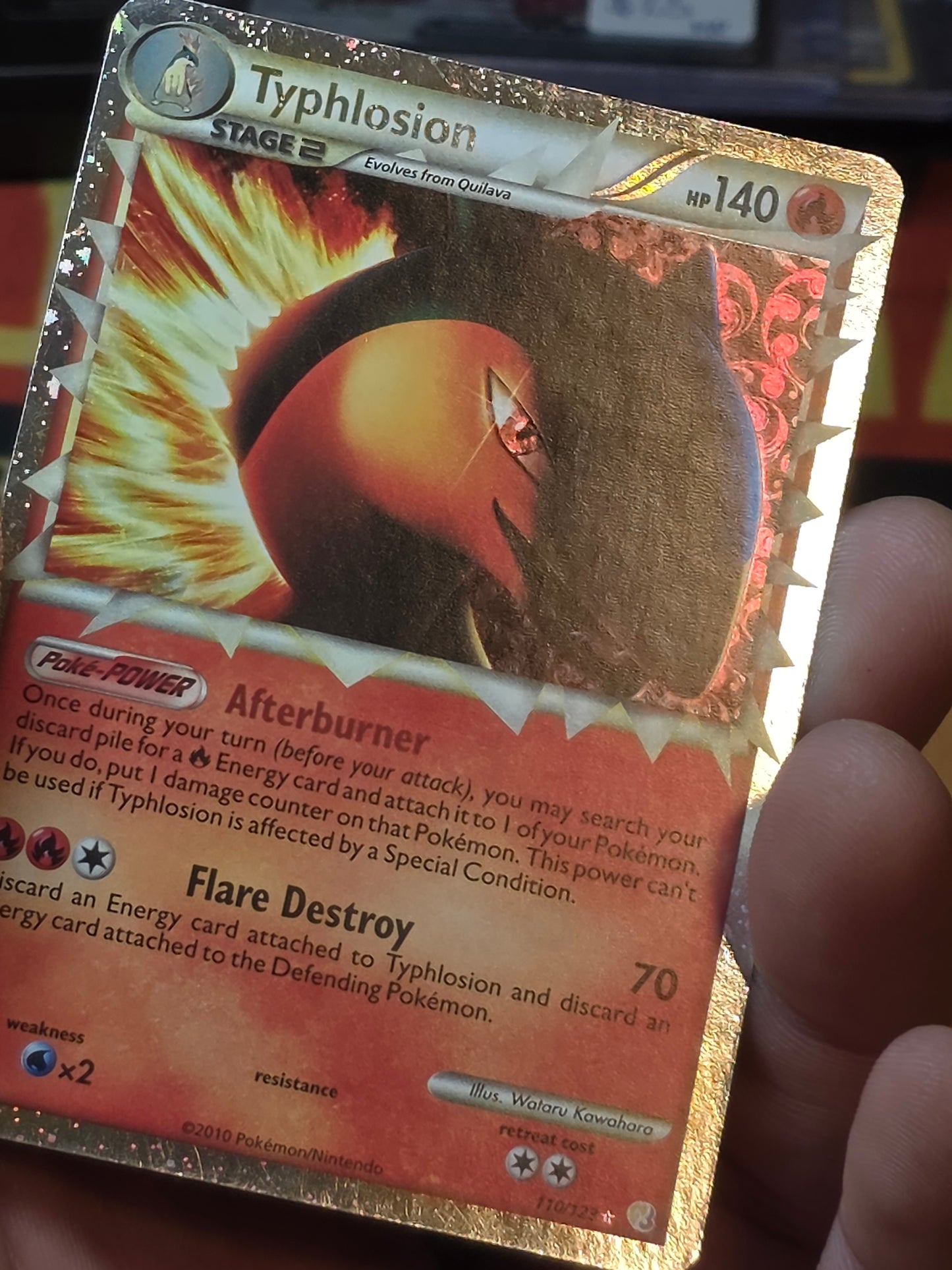 Typhlosion Prime #110/123 - HeartGold & SoulSilver Holo Rare