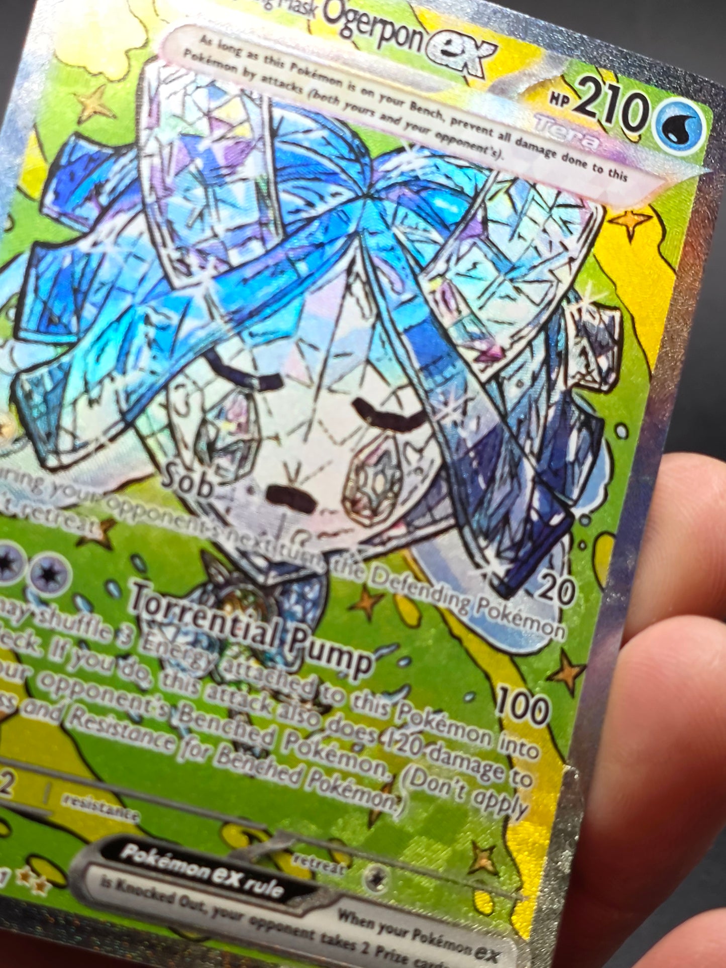 Wellspring Mask Ogerpon ex - 152/131 - Prismatic Evolutions - NM - Pokemon