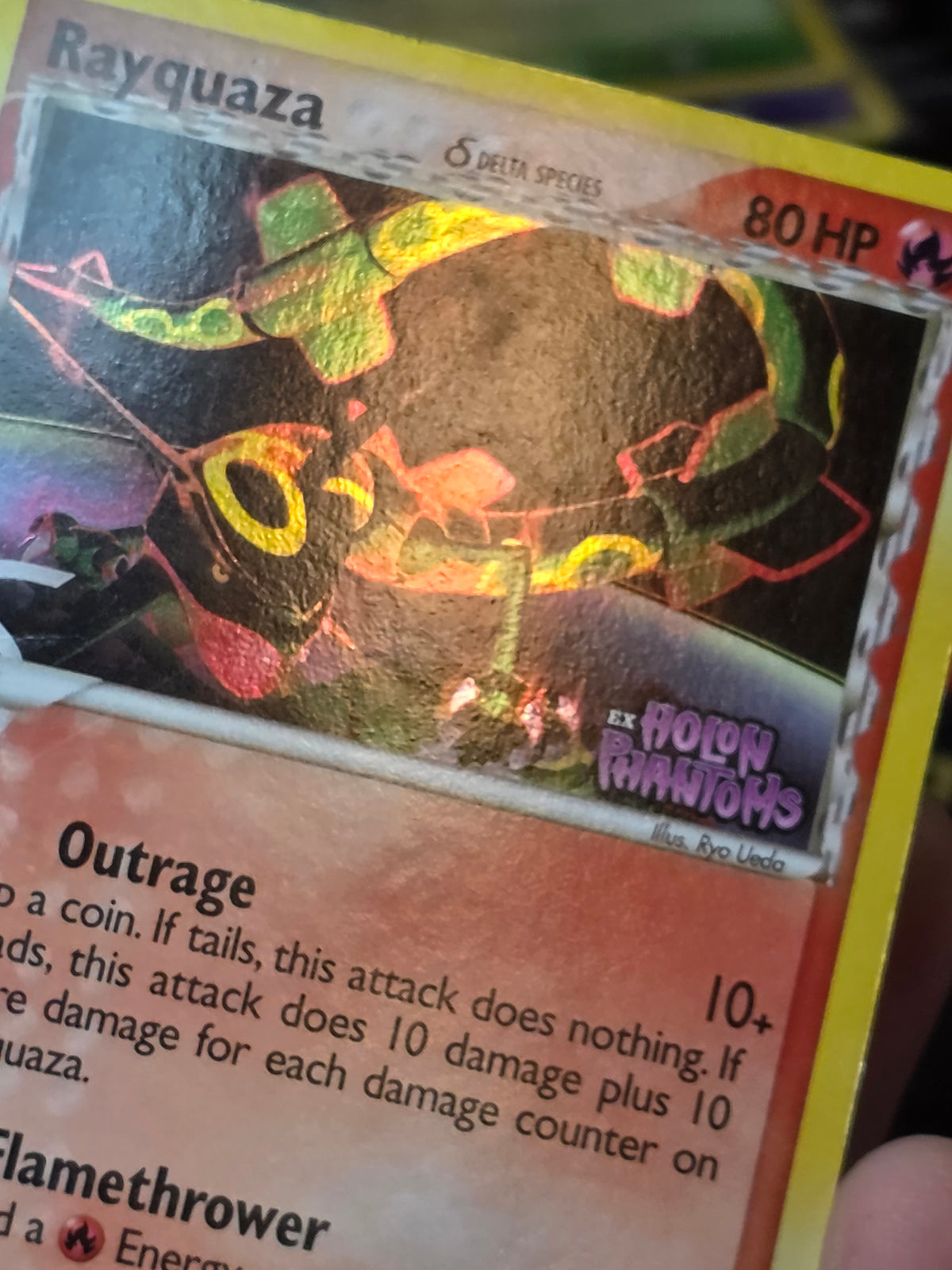 Rayquaza - 026/110 (Delta Species) Reverse Holo Rare EX Holon Phantoms 26/110