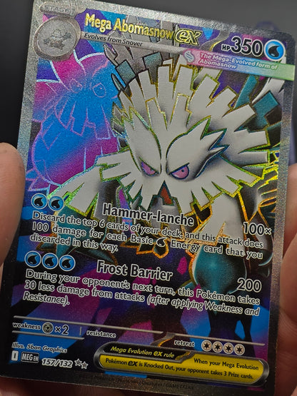Mega Abomasnow EX 157/132 - Pokemon TCG: Mega Evolution - Ultra Rare - Holo