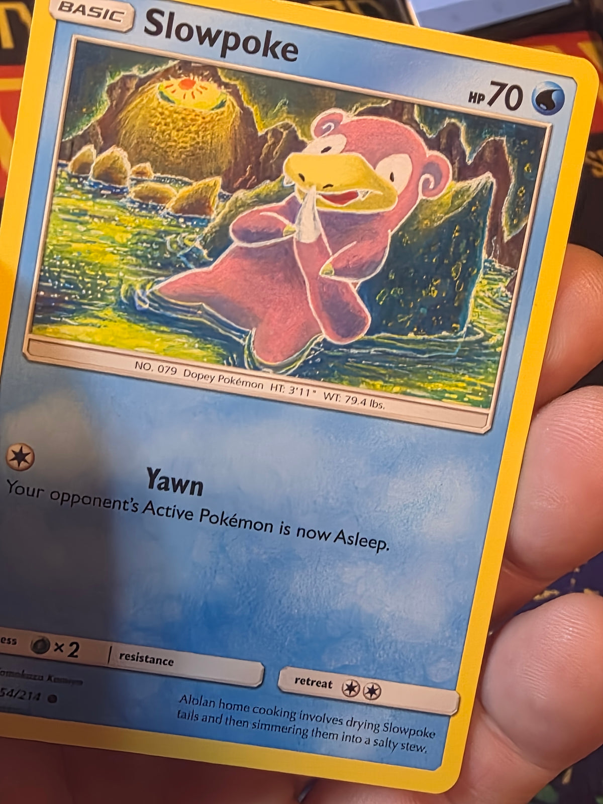 Slowpoke 54/214 Sm-Lost Thunder Regular Tomokazu kamiya
