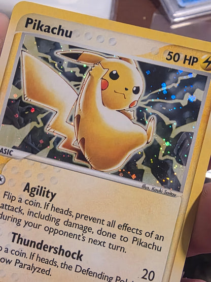 Pikachu Holo #12 Black Star PROMO Pokemon 2003 HOLO LP
