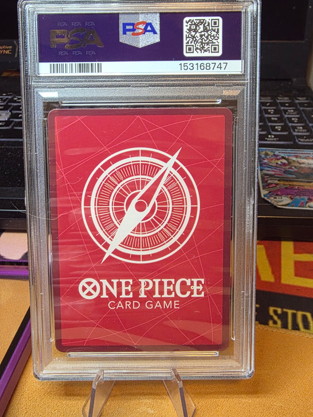 Monkey D. Luffy Emperors In The New World Op09-061 Alt Art PSA 10