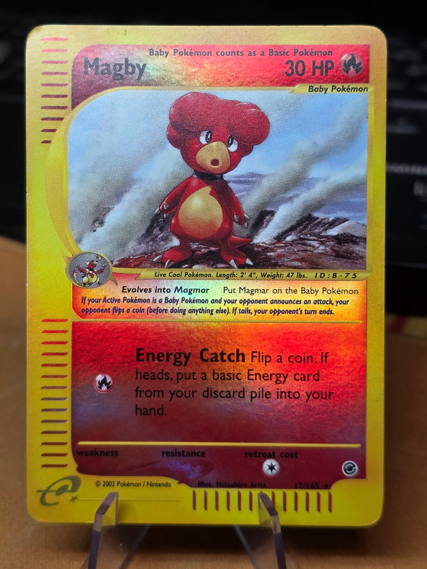 Magby 052/165 Expedition Base Set Reverse Holo
