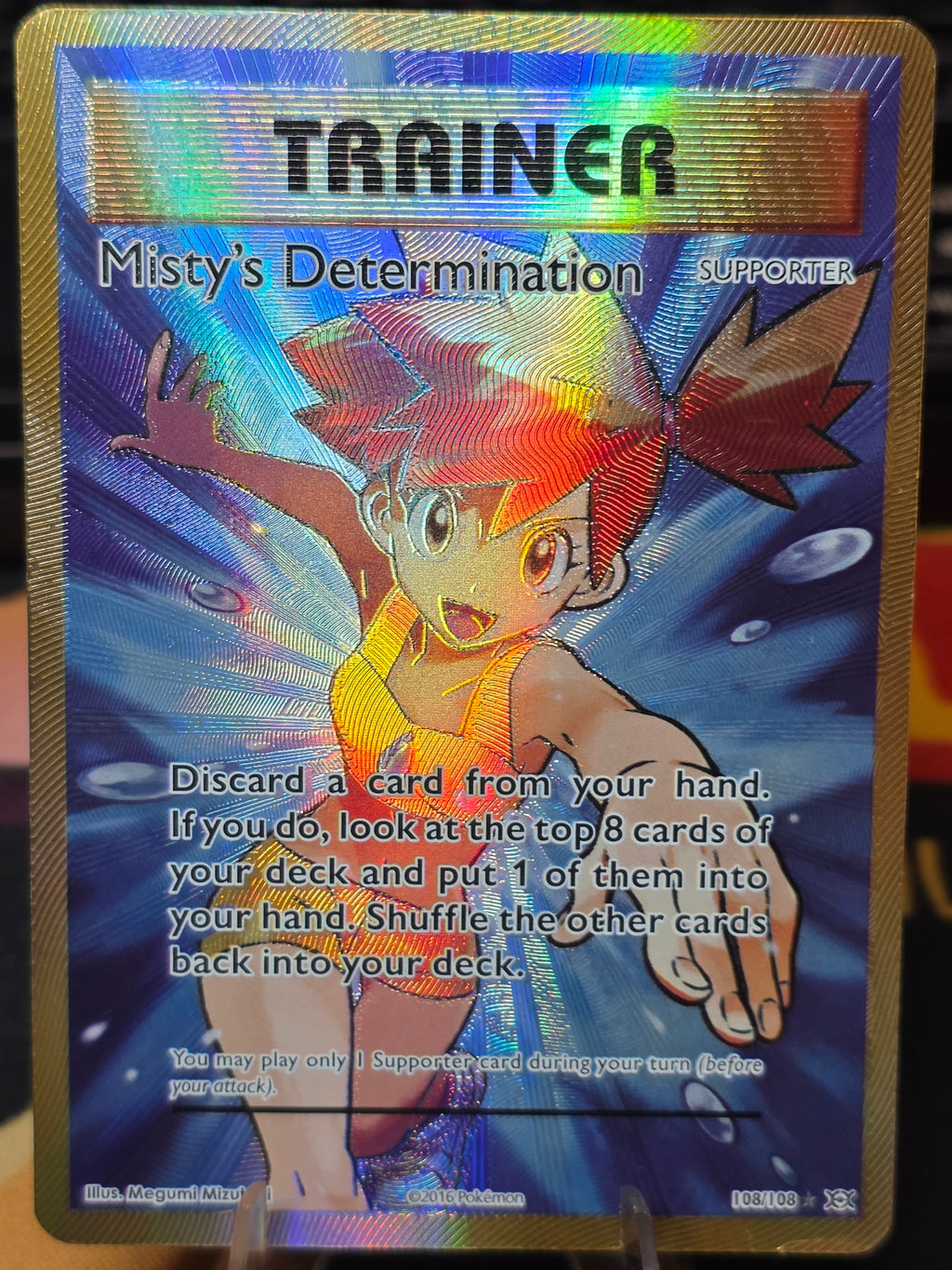 Misty's Determination (Full Art) Evolutions Ultra Rare 108/108