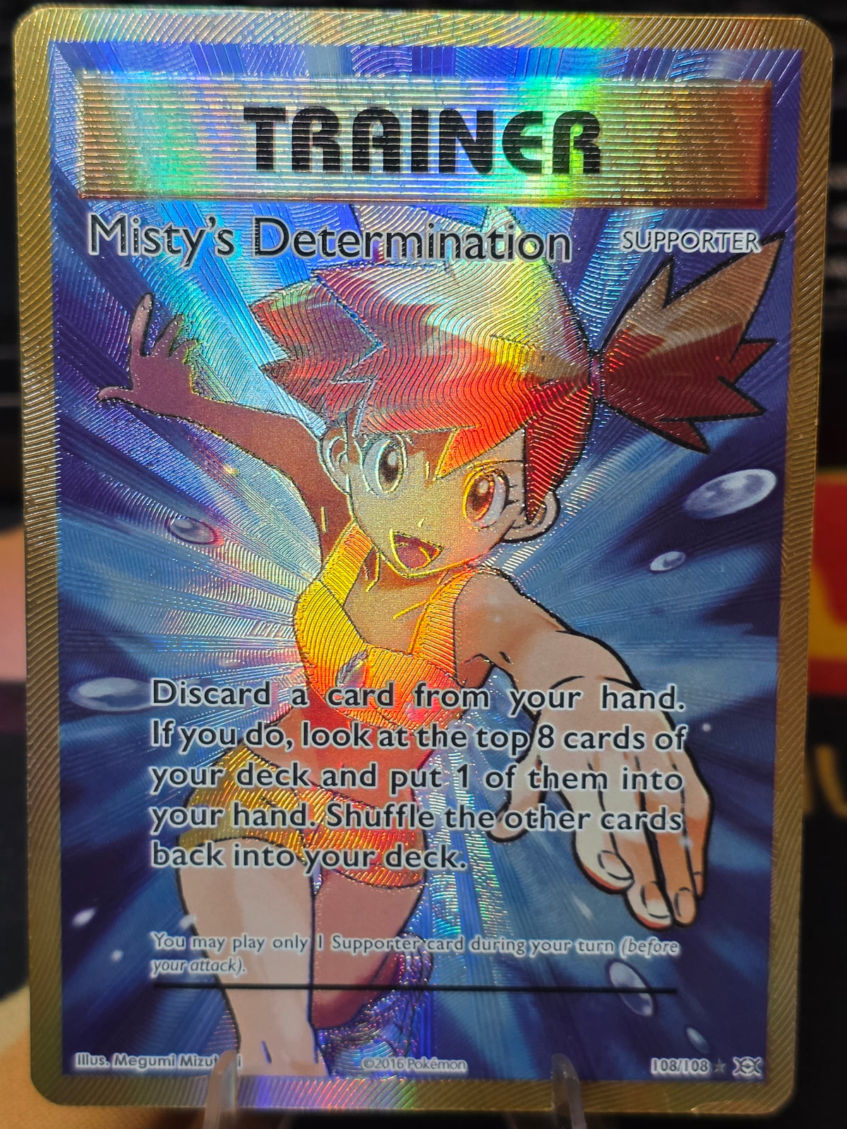 Misty's Determination (Full Art) Evolutions Ultra Rare 108/108