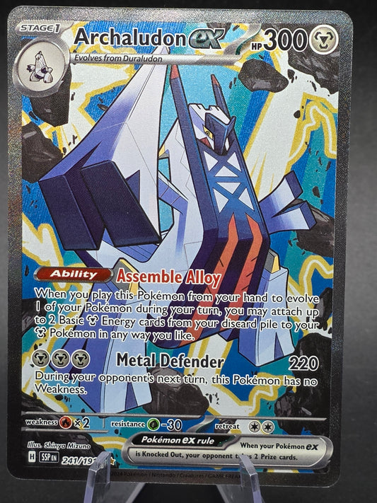 Archuladon ex 241/191 Special illustration rare Pokémon Surging sparks NM