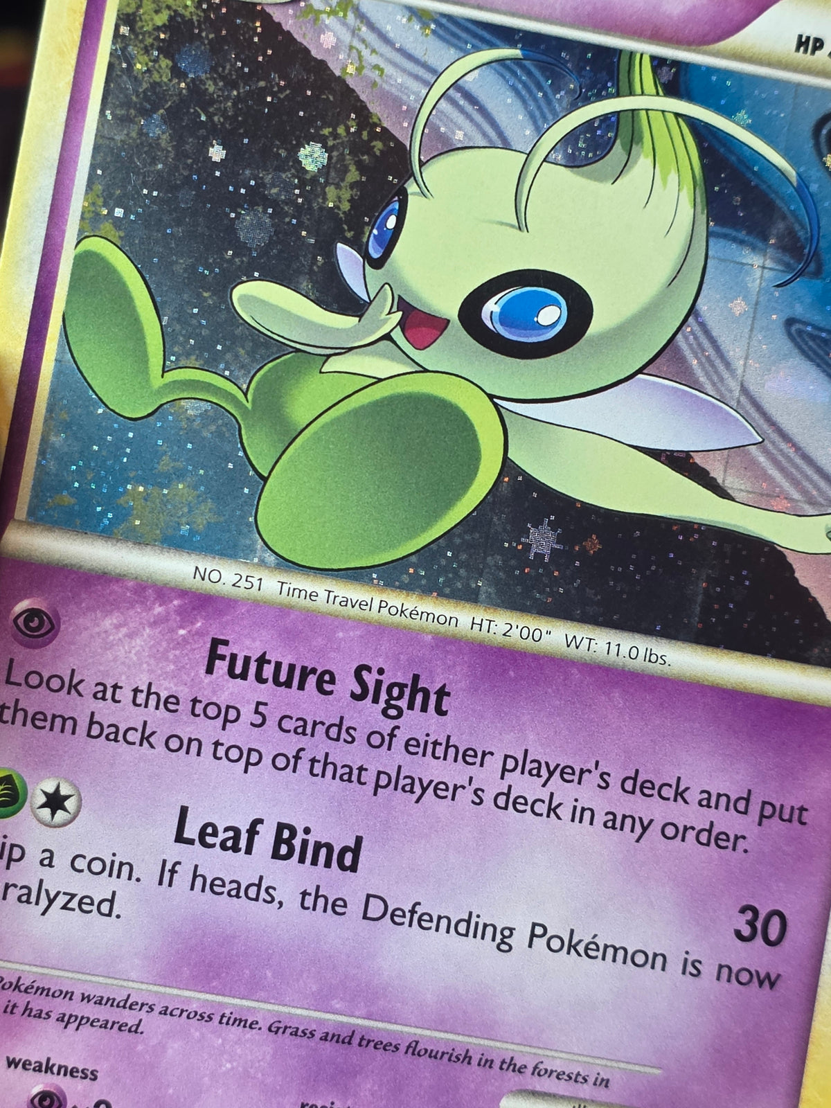 Celebi Triumphant Holo Rare 3