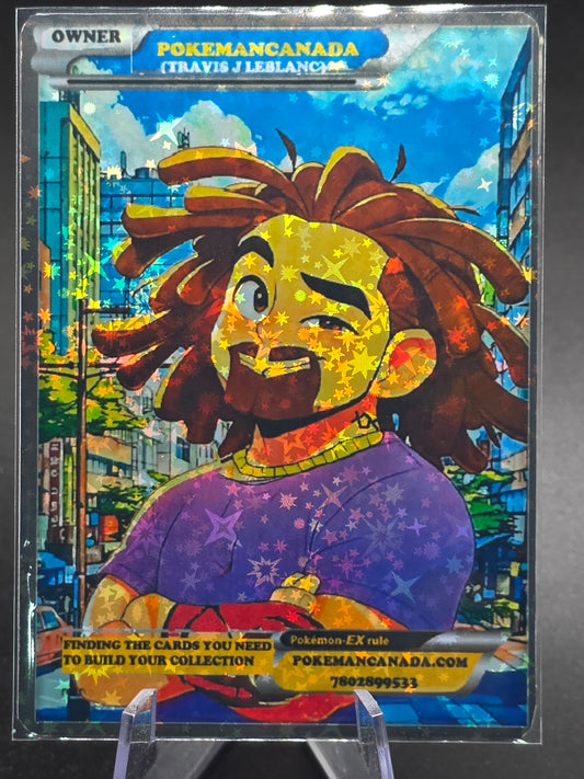 CUSTOM MADE POKEMAN CANADA CARD HOLO MINT