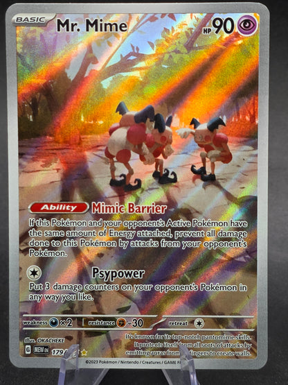 MR. Mime #179 Illustration Rare 151 english