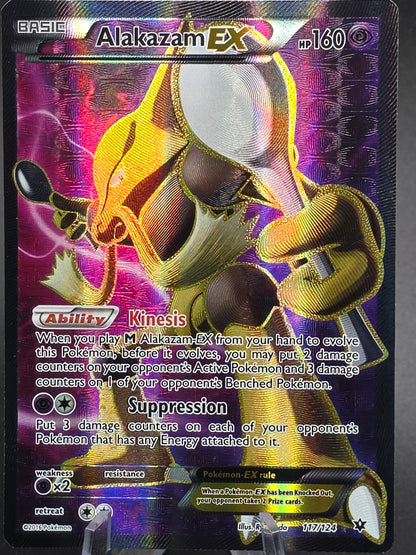 Alakazam EX (Full Art) Ultra Rare XY - Fates Collide 117/124 NM - Pokemon TCG