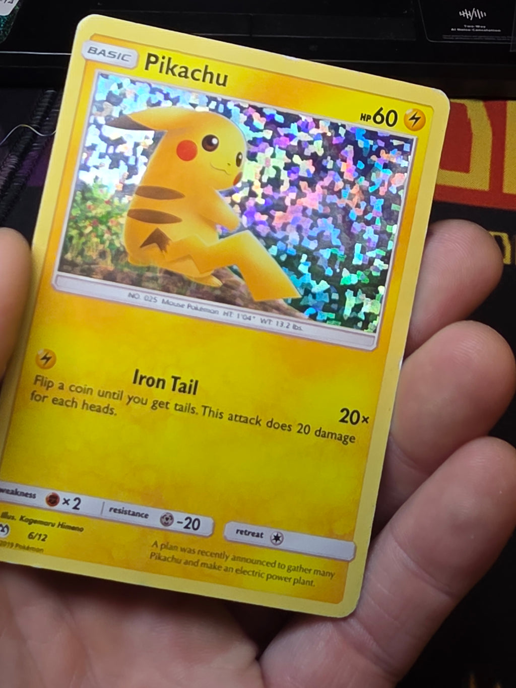 Pikachu McDonald's Promos 2019 Promo 6/12