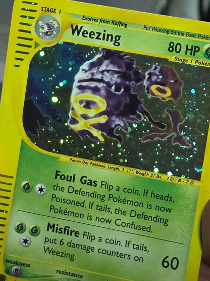 Weezing Holo Rare 32/165 Expedition Base Set WOTC Pokemon