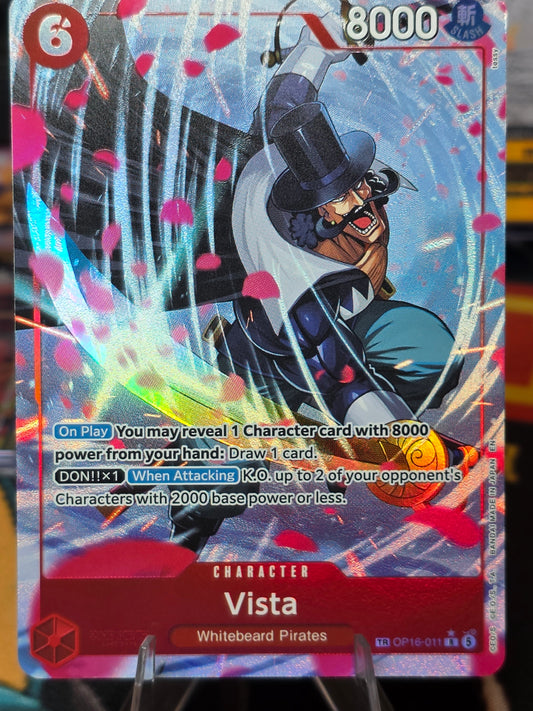 Vista Treasure Rare (TR) OP16-011 - One Piece TCG: The Time of Battle - English