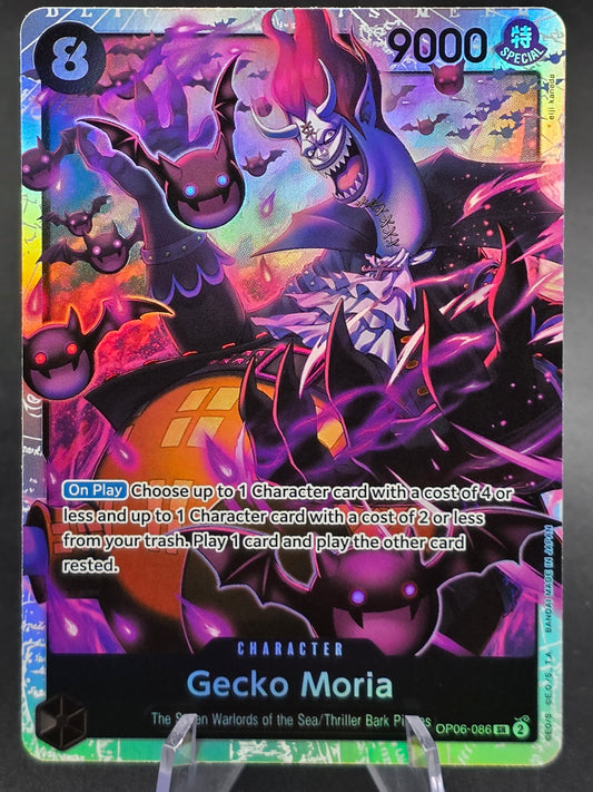 Gecko Moria OP06-086 SR ONE PIECE Tcg Card Game NM