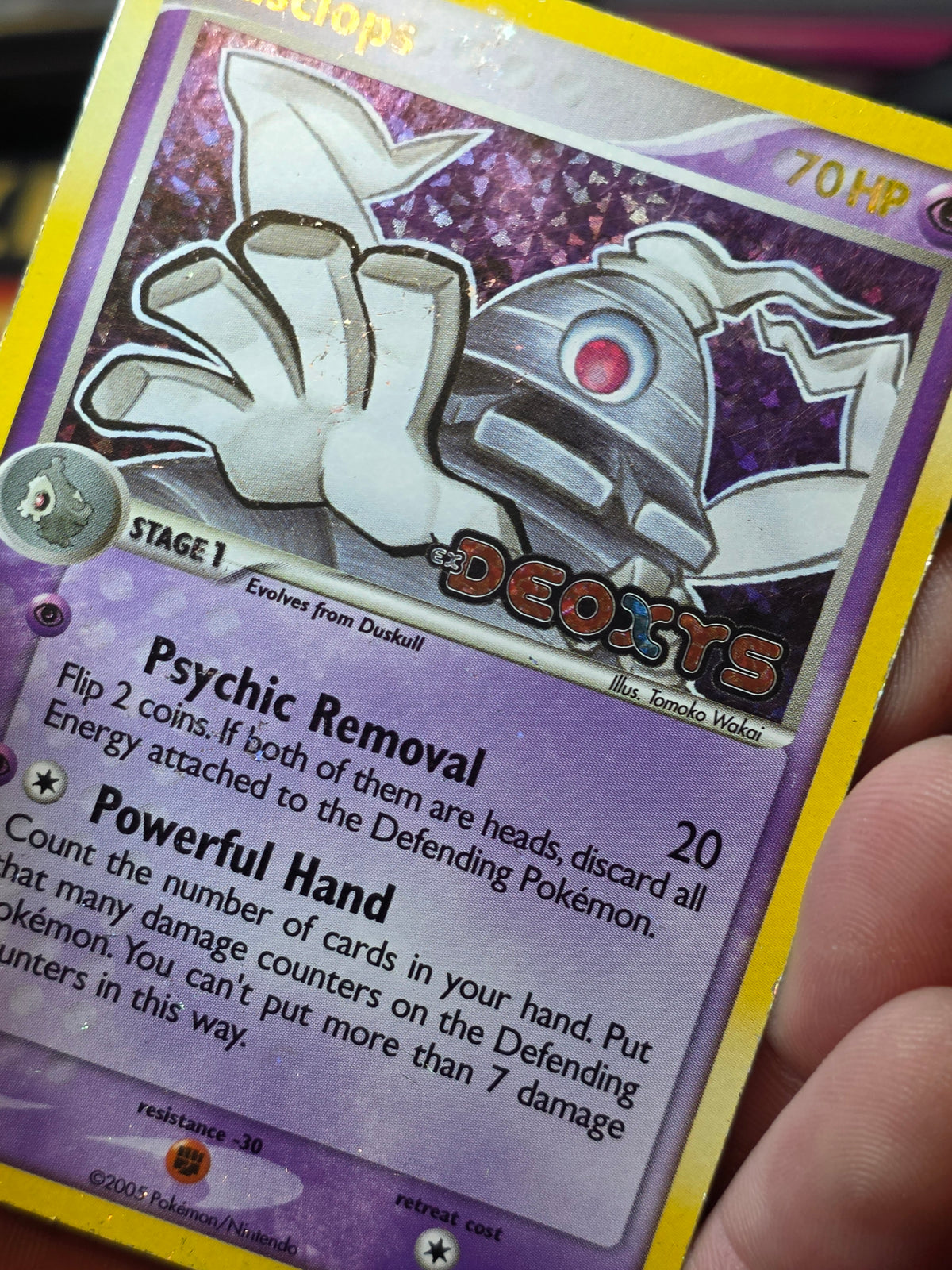Dusclops 7/107 Reverse Holo Rare 2005 EX Deoxys HP