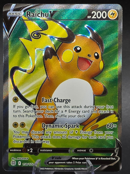 Raichu V (Full Art) 158/172 Swsh09: Pokémon Brilliant Stars Holo