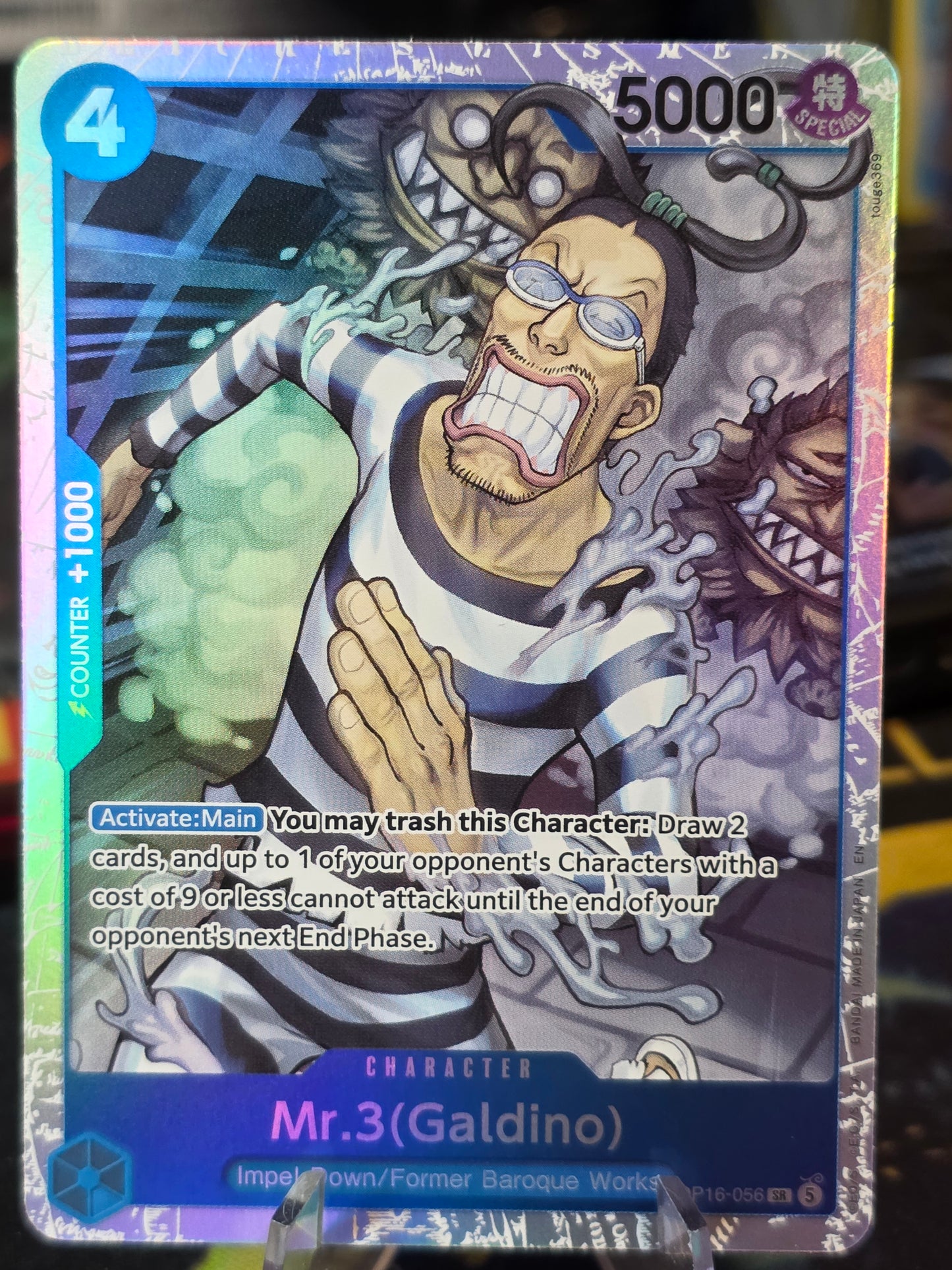 Mr.3 (Galdino) SR OP16-056 One Piece Time of Battle ENGLISH