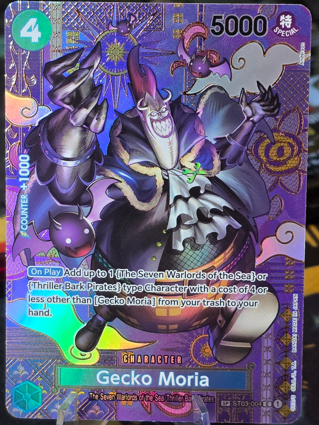 Gecko Moria - SP - ST03-004 - One Piece Card - TCG English - Two Legends
