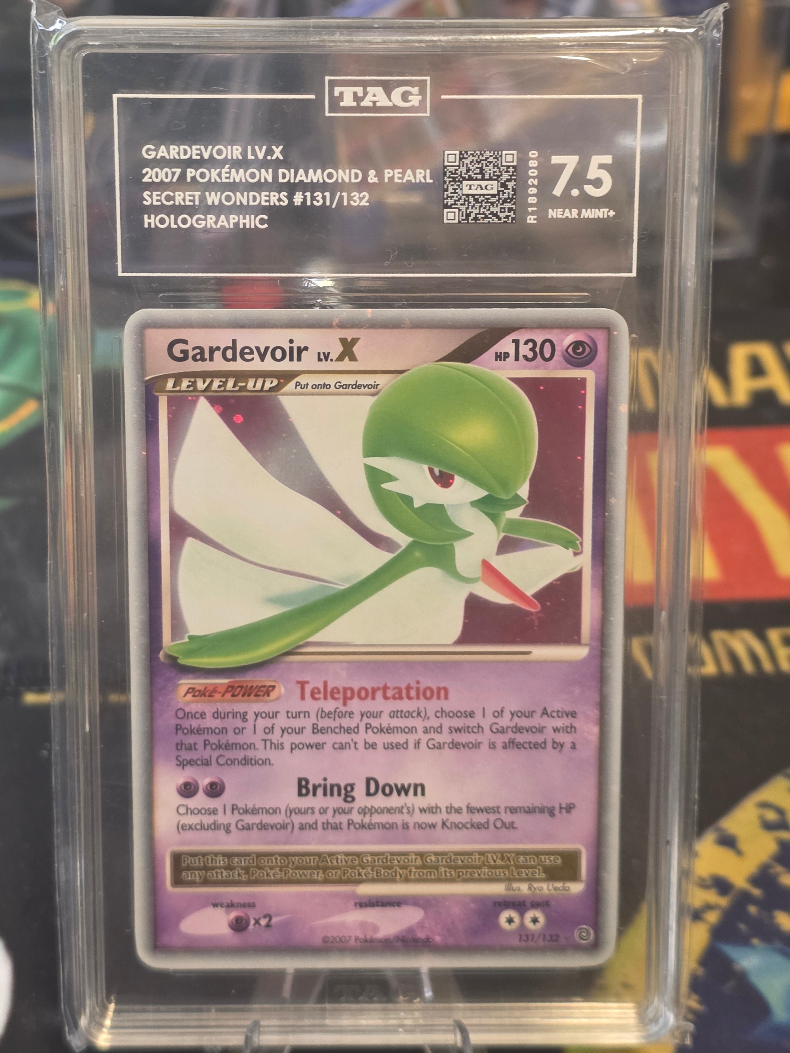 Gardevoir LV.X 131/132 Secret Wonders Holo TAG 7.5