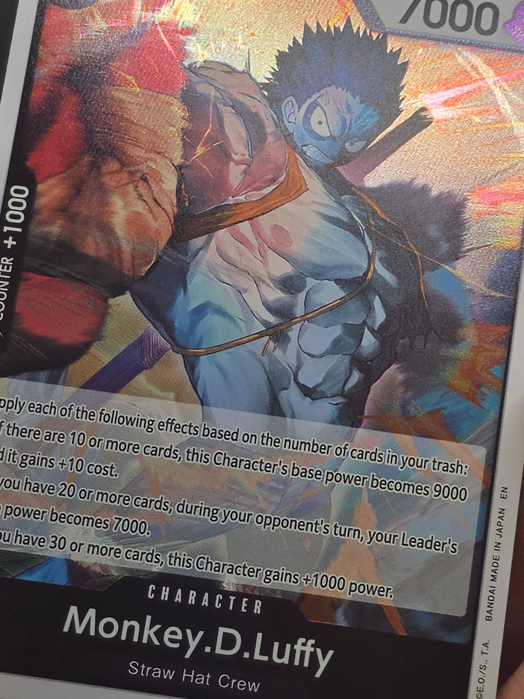 Monkey.D.Luffy OP15-092 Rare Adventure On Kami's Island One Piece TCG Eng NM