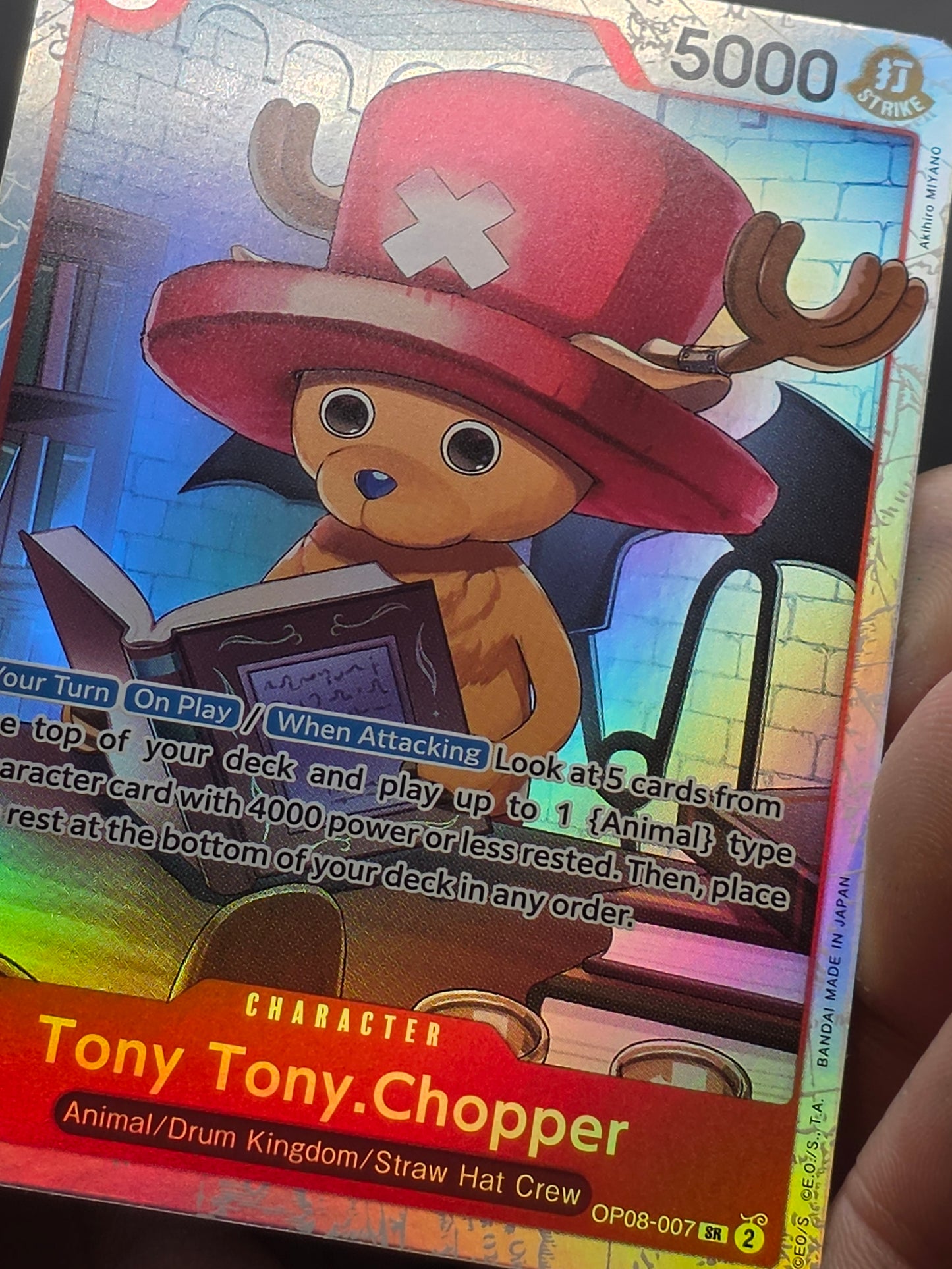 Tony Tony.Chopper OP08-007 SR Two Legends - One Piece Card - NM