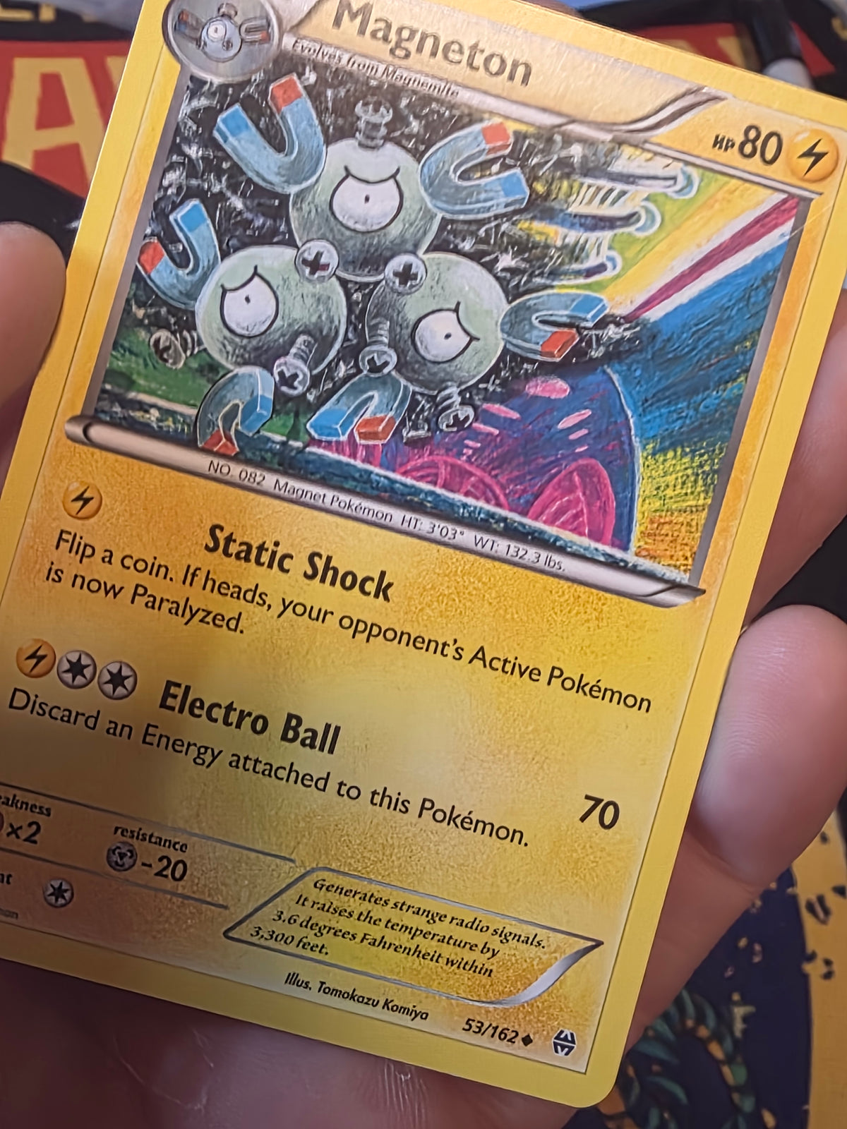 Magneton Pokemon XY - BREAKthrough #53/162 Tomokazu kamiya