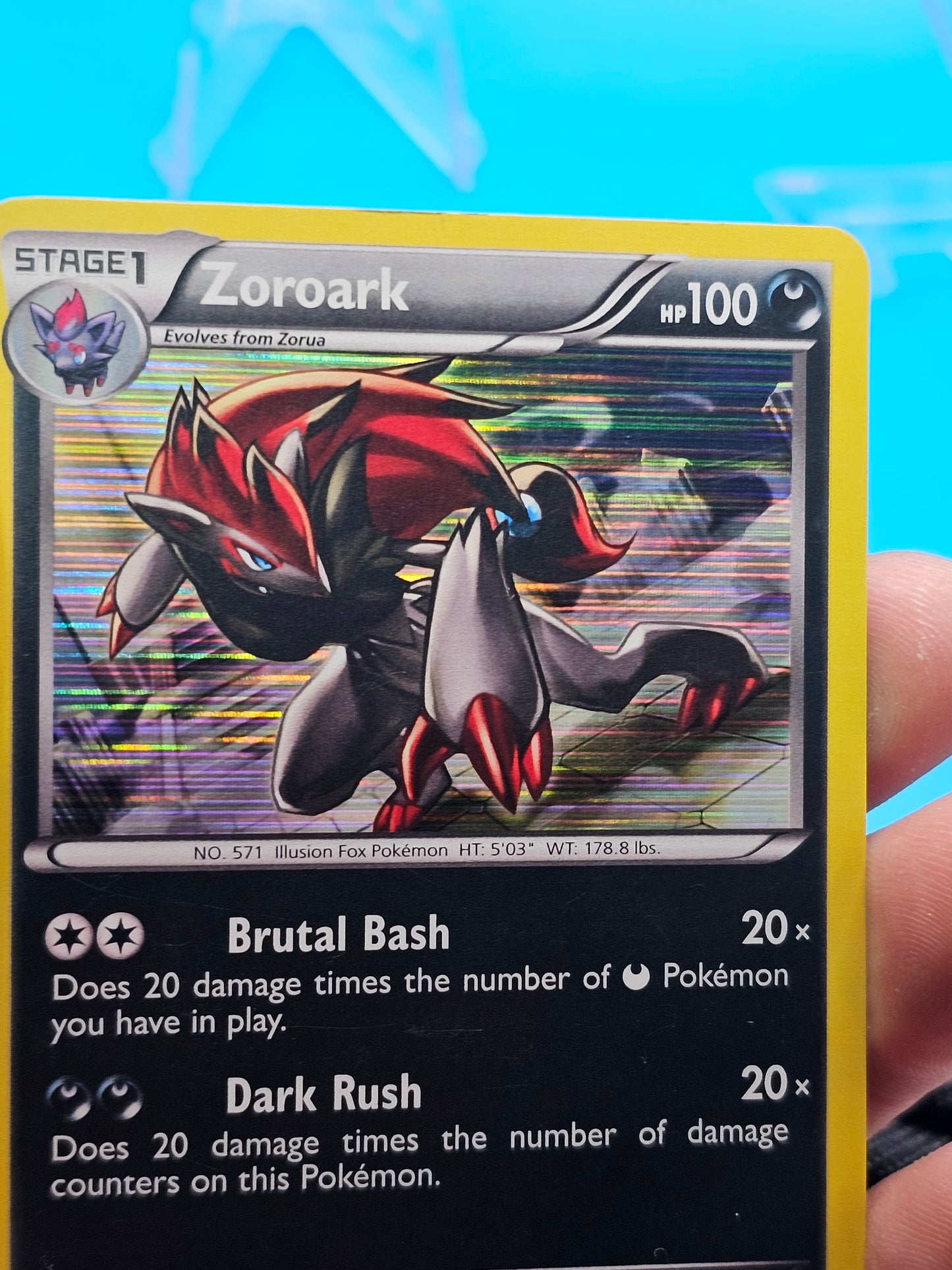Zoroark 90/113 Legendary Treasures Non Holo Promo Rare Pokemon NM