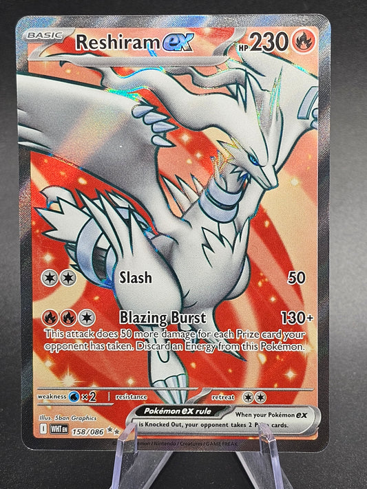 Reshiram EX 158/086 Full Art English - Pokemon TCG White Flare 158/086